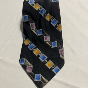 Stefano Milano - Hand Made In Italy - Abstract Design 100%‎ Silk Tie